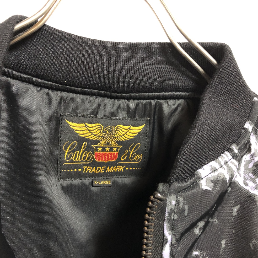 CALEE(キャリー)のCALEE MARBLE FLIGHT JACKET MA-1 キャリー メンズのジャケット/アウター(フライトジャケット)の商品写真