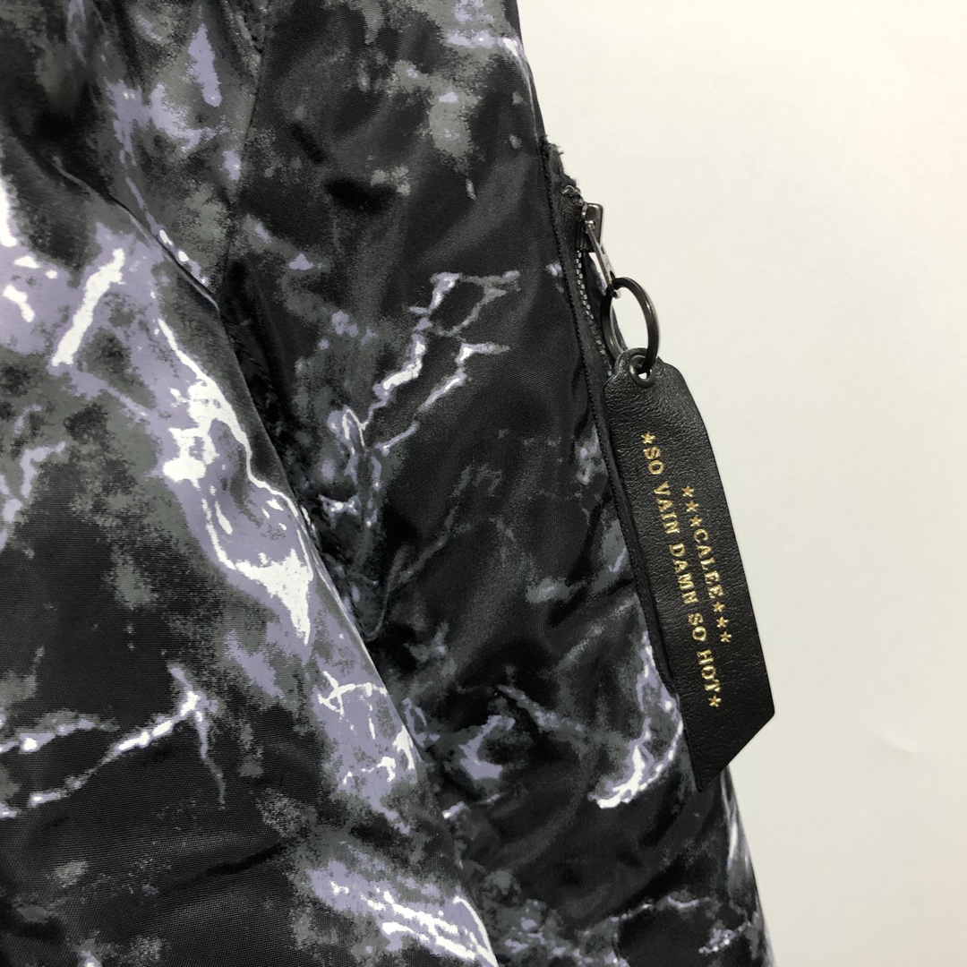 CALEE(キャリー)のCALEE MARBLE FLIGHT JACKET MA-1 キャリー メンズのジャケット/アウター(フライトジャケット)の商品写真