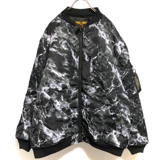 キャリー(CALEE)のCALEE MARBLE FLIGHT JACKET MA-1 キャリー(フライトジャケット)