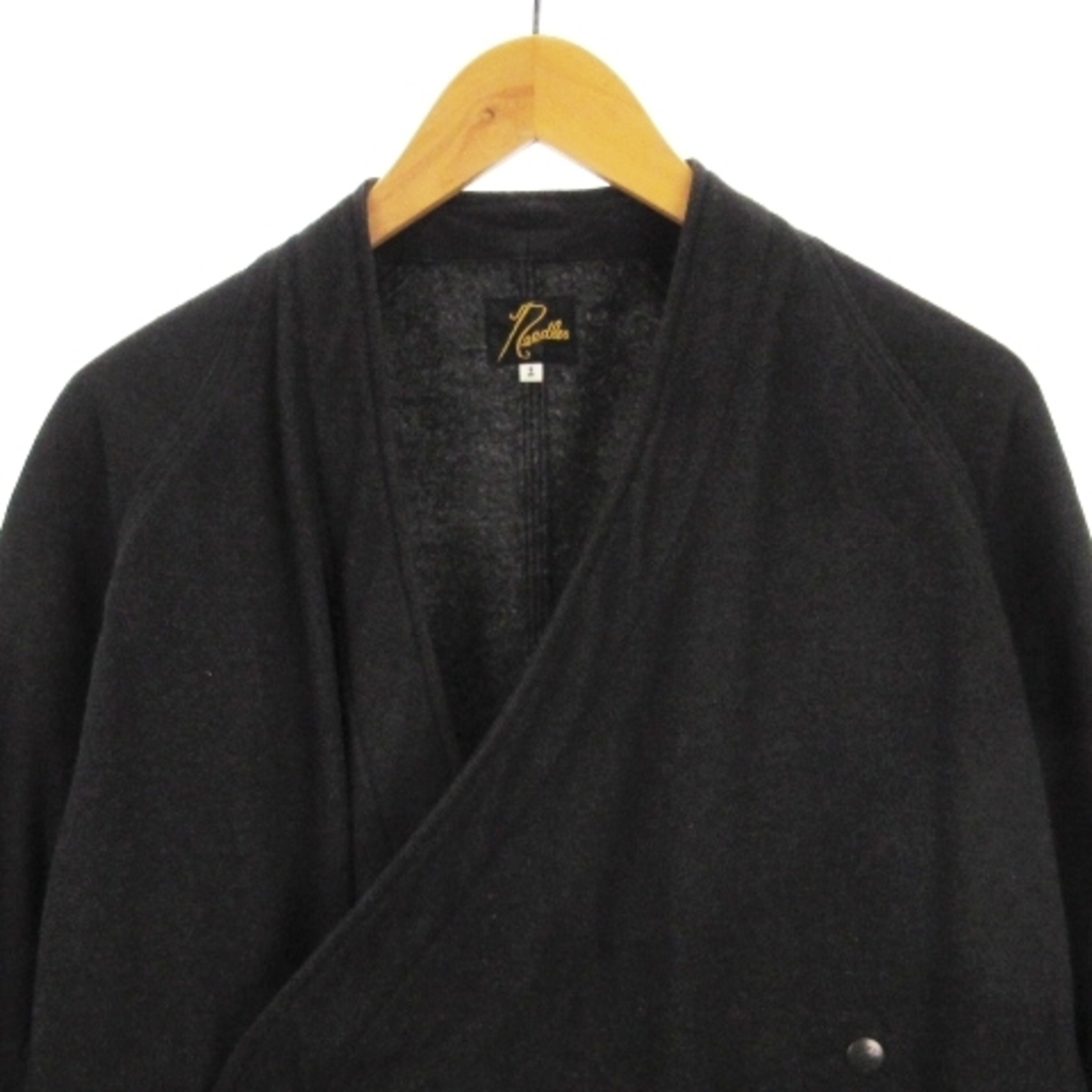 Needles(ニードルス)のニードルス ニードルズ 作務衣 コート ロング チャコールグレー 2 ■ECS レディースのジャケット/アウター(その他)の商品写真