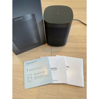 ボーズ(BOSE)のSONOS One SL ソノス　スマートスピーカー　ブラック　美品(スピーカー)