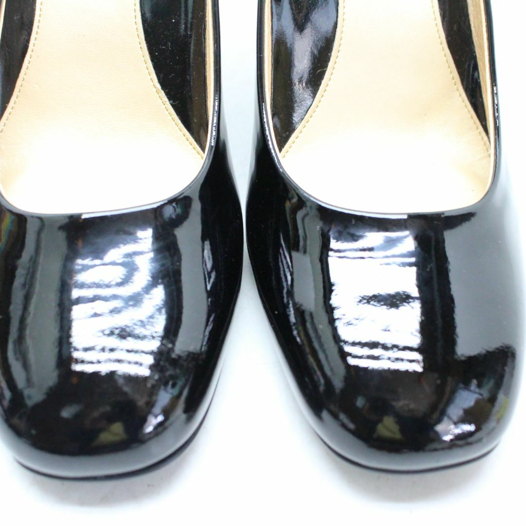 Pitti(ピッティ)の未使用品 Pitti ピッティ本革エナメル＆ヌバックパンプス 23（2E）C32 レディースの靴/シューズ(ハイヒール/パンプス)の商品写真