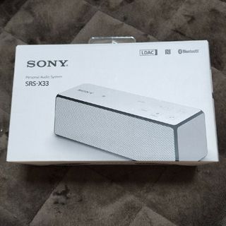 ソニー(SONY)のSONY ワイヤレススピーカー SRS-X33(W)(スピーカー)