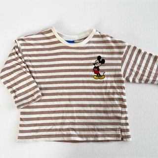 ディズニー(Disney)のディズニー　ミッキー ロングTシャツ　80(Ｔシャツ)