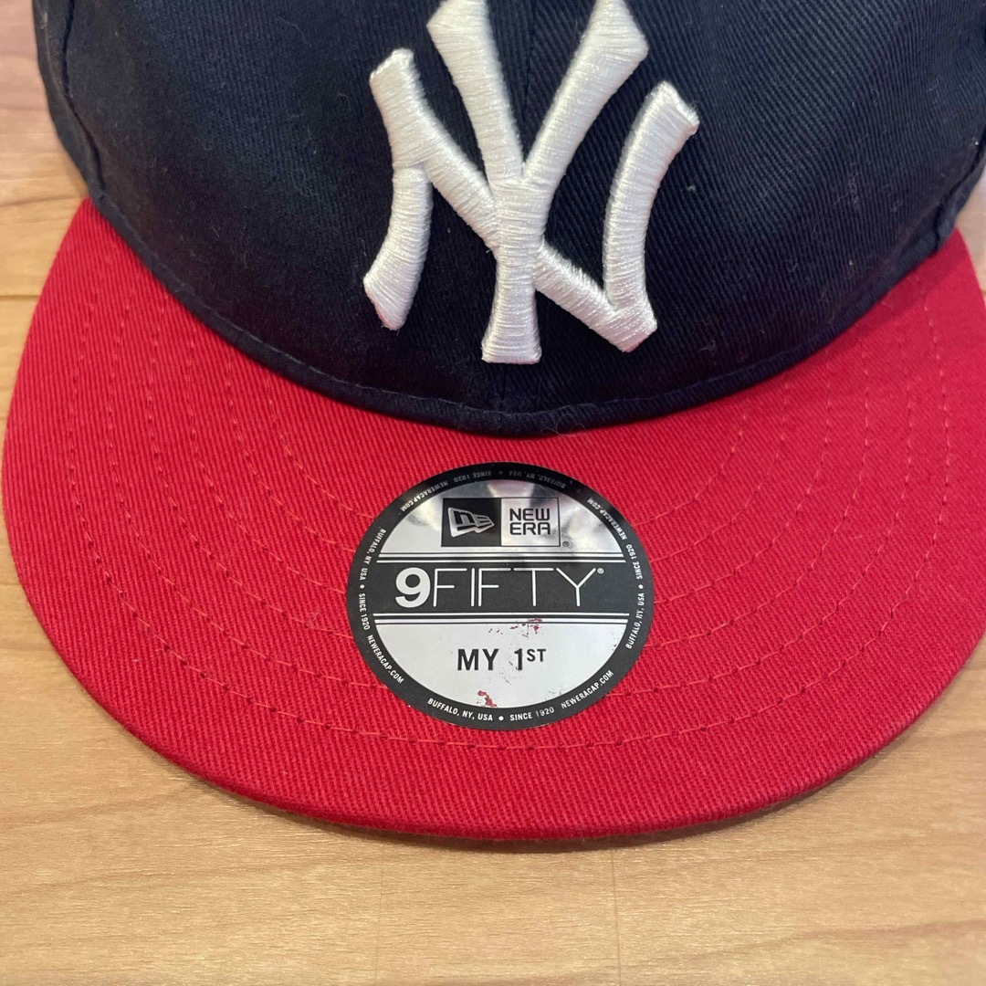 NEW ERA(ニューエラー)の【中古品】ニューエラキャップ　ベビーサイズ キッズ/ベビー/マタニティのこども用ファッション小物(帽子)の商品写真