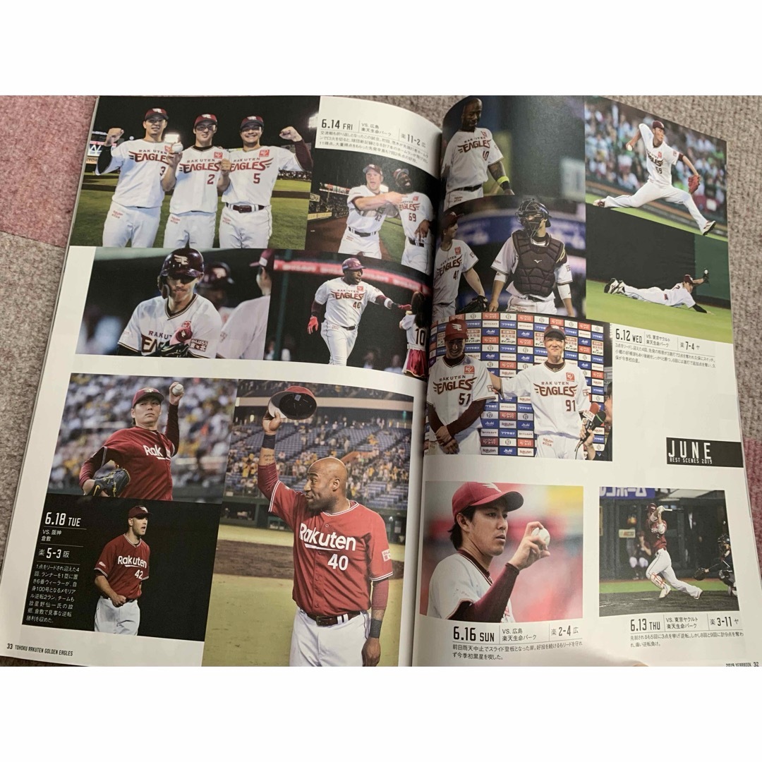 東北楽天ゴールデンイーグルス(トウホクラクテンゴールデンイーグルス)の楽天イーグルス　2019  YEARBOOK エンタメ/ホビーのタレントグッズ(スポーツ選手)の商品写真