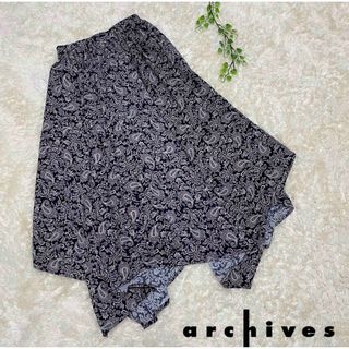 アルシーヴ(archives)の【美品】archives アルシーヴ【M】 花柄 ロング フレアスカート(ロングスカート)