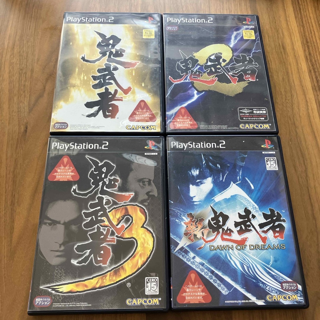 PlayStation2 - プレステ2 鬼武者 セット 1、2、3、新 鬼武者 PlayStation2 - プレステ2 鬼武者 セット 1、2、3、新 鬼武者