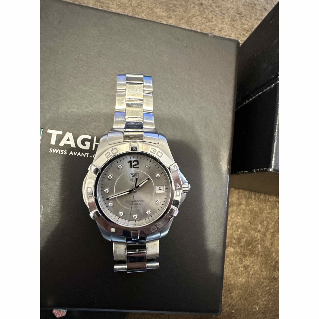 時計[TAG Heuer]ダイヤ文字盤時計　アクアレーサー