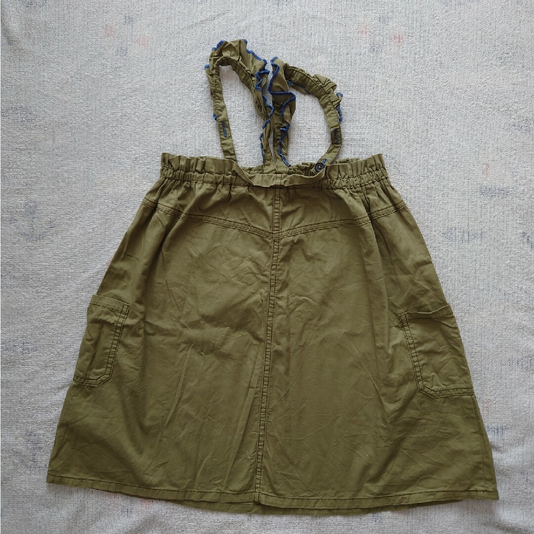 RAG MART(ラグマート)の110cm ジャンバースカート キッズ/ベビー/マタニティのキッズ服女の子用(90cm~)(スカート)の商品写真