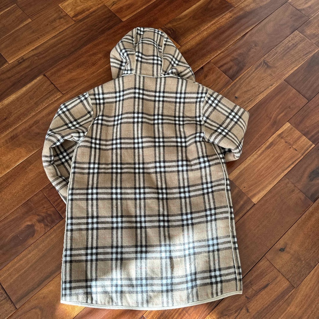 バーバリーチェック　ダッフルコート キッズ/ベビー/マタニティのキッズ服女の子用(90cm~)(コート)の商品写真