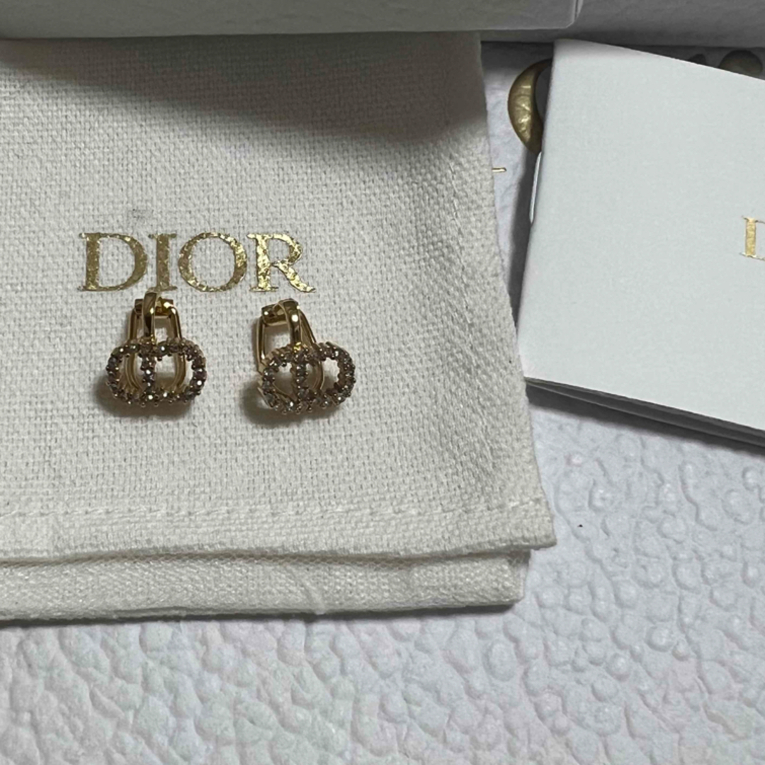 Christian Dior PETITCD クリップオン スタッドイヤリングイヤリング