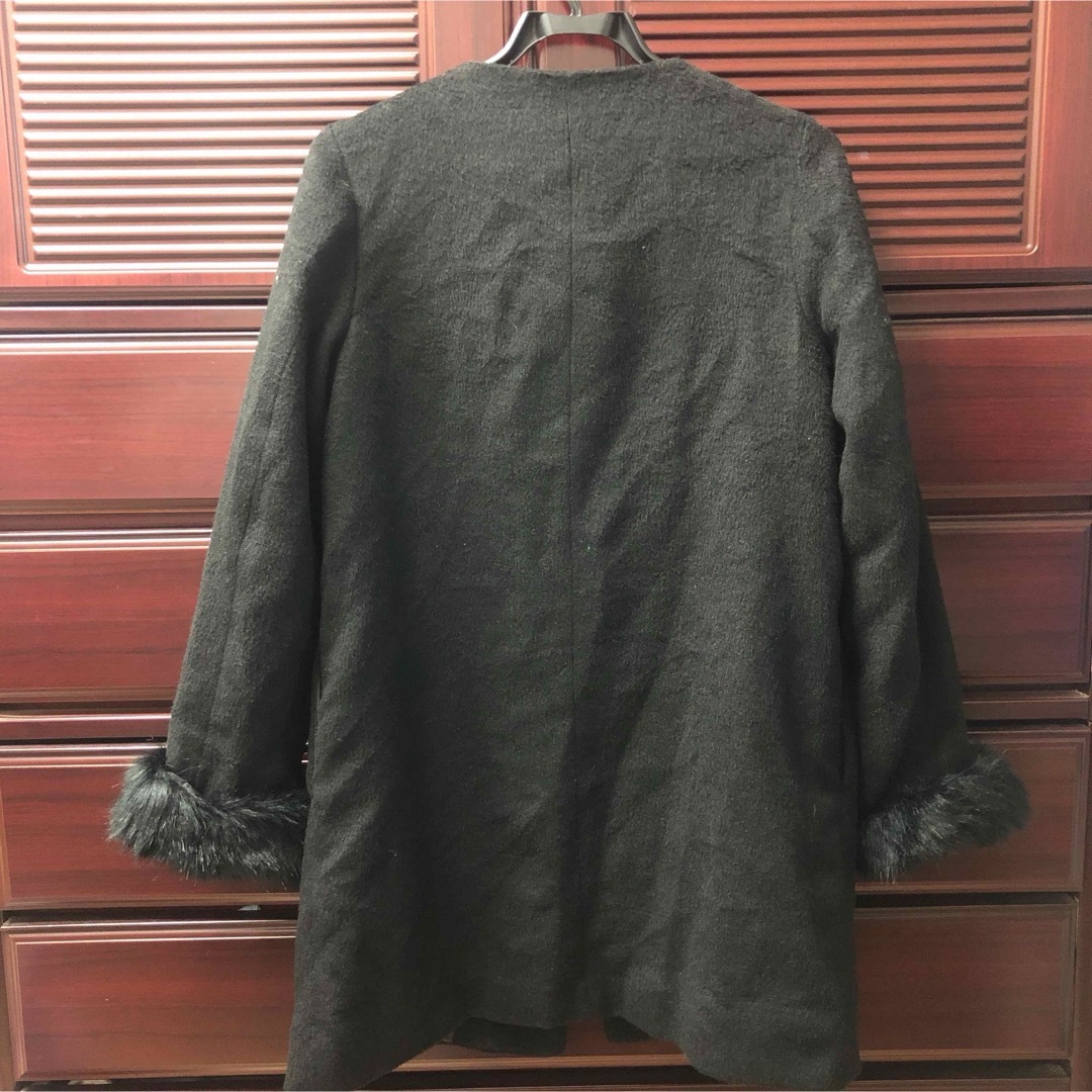 Re:EDIT(リエディ)の即購入OK★ノーカラーコート レディースのジャケット/アウター(ロングコート)の商品写真