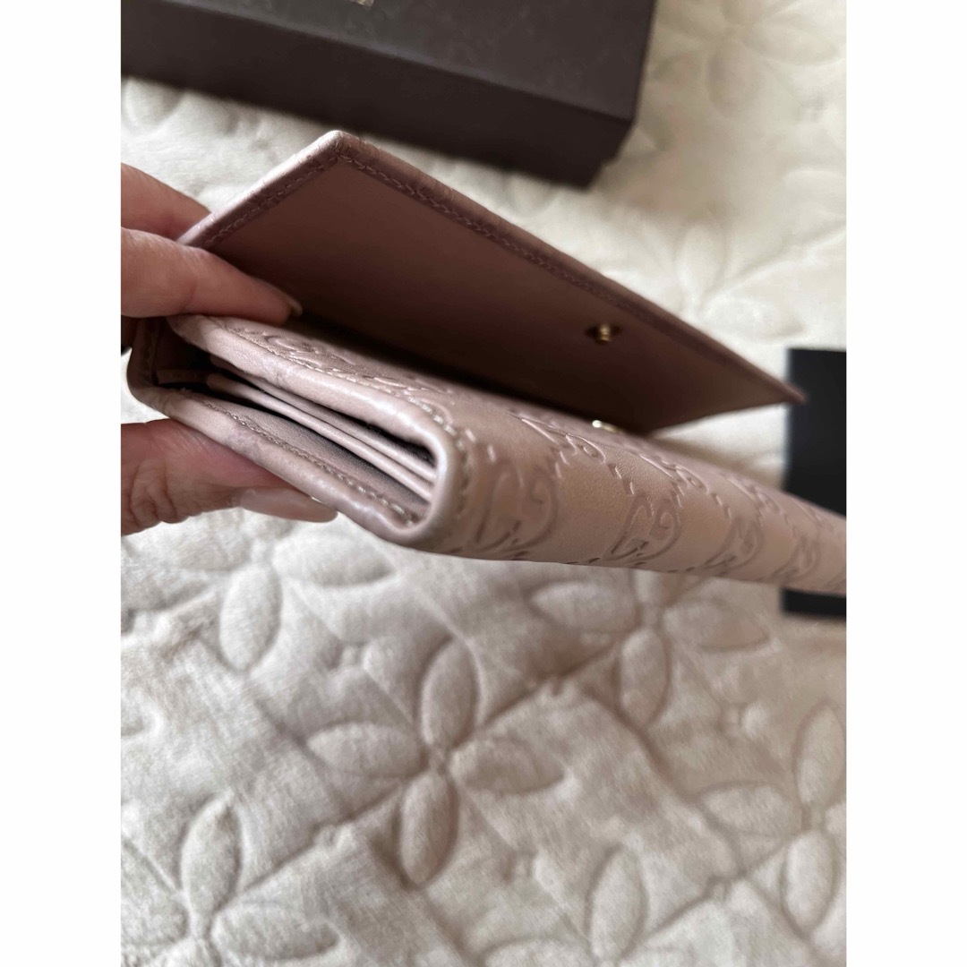 Gucci(グッチ)の新品　GUCCI 長財布　くすみピンク レディースのファッション小物(財布)の商品写真