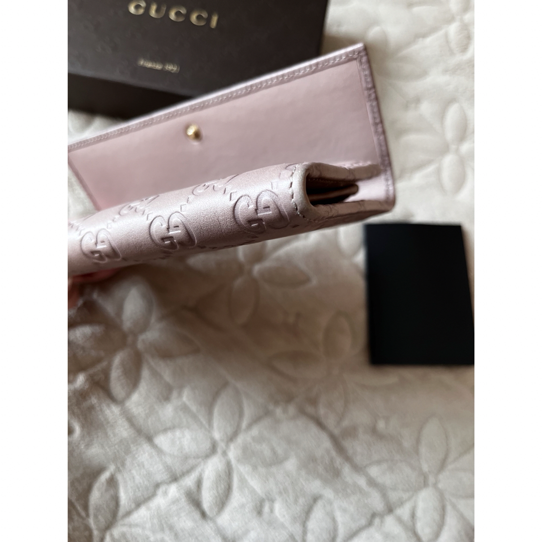 Gucci(グッチ)の新品　GUCCI 長財布　くすみピンク レディースのファッション小物(財布)の商品写真