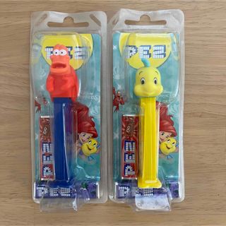 ディズニー(Disney)の◎pez◎リトルマーメイド　フランダー　セバスチャンセット⭐︎(キャラクターグッズ)