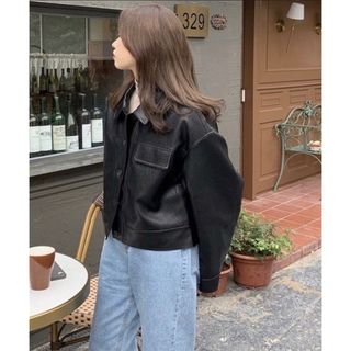 ザラ(ZARA)の♪【美品】Dream garden レザージャケット(ライダースジャケット)