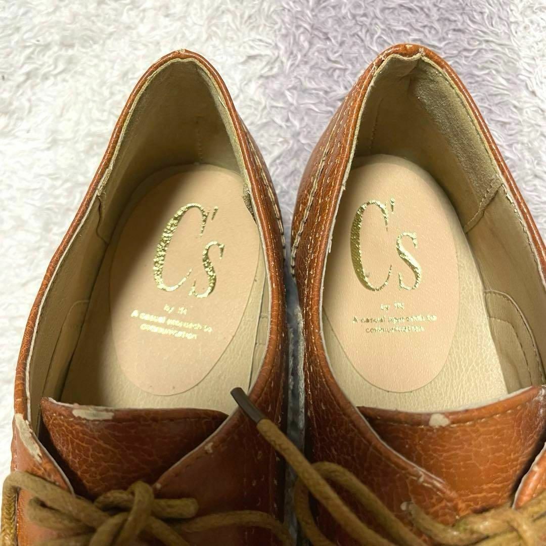 s622a C's 個性的 オシャレパンプス カジュアルシューズ 上品 ブラウン レディースの靴/シューズ(ハイヒール/パンプス)の商品写真