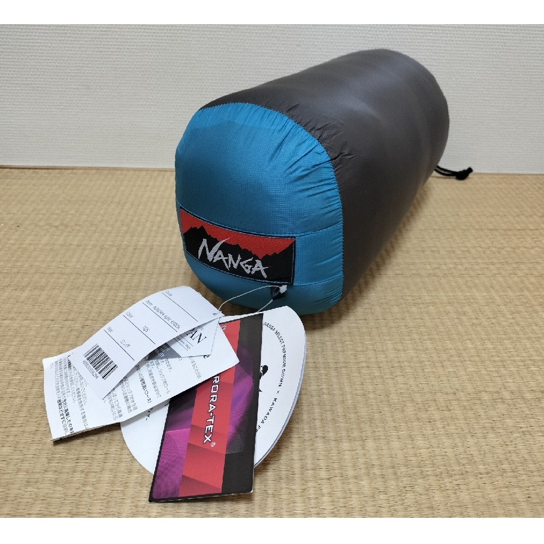 0℃-5℃生産国【NANGA ナンガ】シュラフ 寝袋 オーロラライト450DX ロング