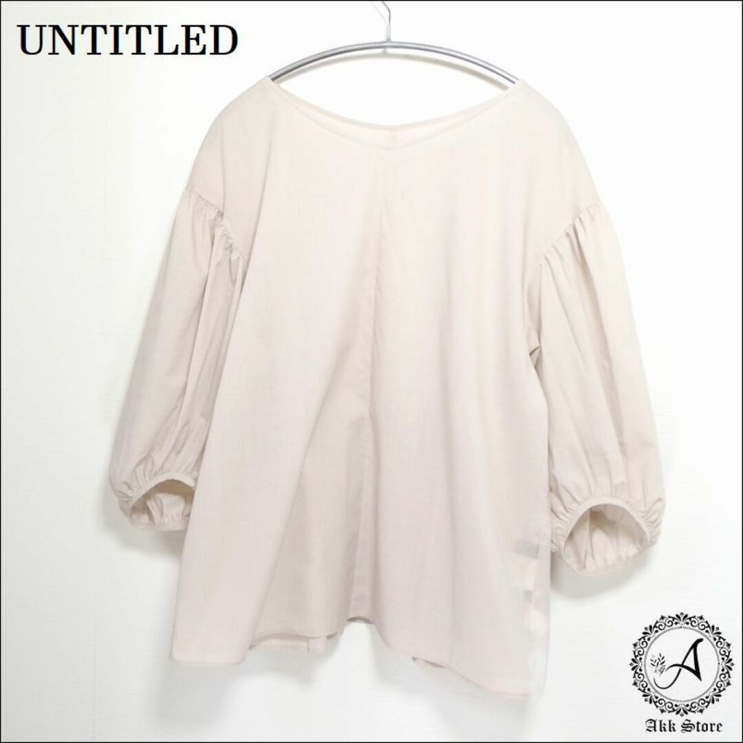 UNTITLED(アンタイトル)のUNTITLED アンタイトル レディース トップス 七分袖 Mサイズ レディースのトップス(シャツ/ブラウス(長袖/七分))の商品写真