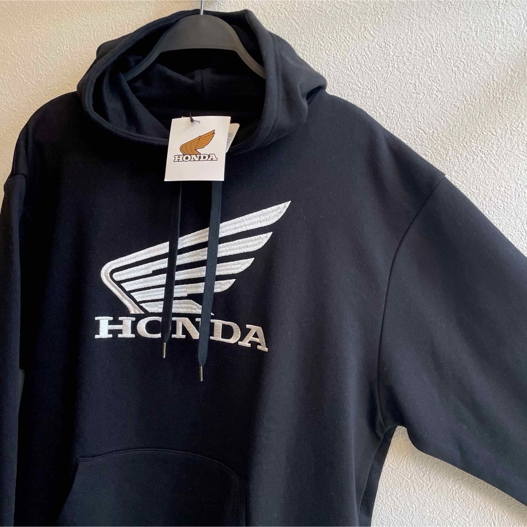 ホンダ(ホンダ)の完売品【M】HONDA ホンダ　ビッグシルエット　長袖スウェットパーカー●メンズ メンズのトップス(パーカー)の商品写真