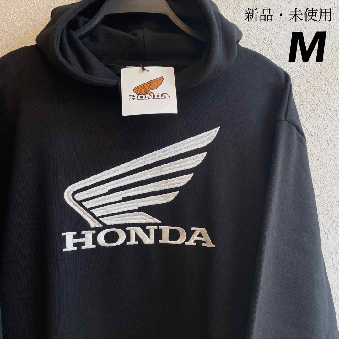 ホンダ(ホンダ)の完売品【M】HONDA ホンダ　ビッグシルエット　長袖スウェットパーカー●メンズ メンズのトップス(パーカー)の商品写真