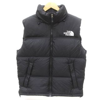 ザノースフェイス(THE NORTH FACE)のザノースフェイス 23AW ヌプシベスト ダウンベスト ロゴ ナイロン 黒 L(ダウンベスト)