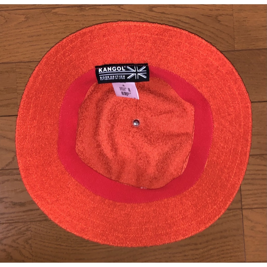 KANGOL(カンゴール)のXL 良品 KANGOL メトロハット バケットハット カンゴール オレンジ 橙 メンズの帽子(ハット)の商品写真