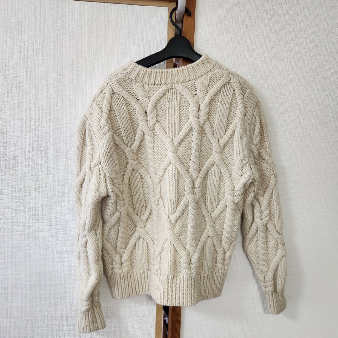 BATONER(バトナー)の【teeth様専用取置】BATONER CHAIN CABLE CREWNECK レディースのトップス(ニット/セーター)の商品写真