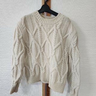 バトナー(BATONER)の【teeth様専用取置】BATONER CHAIN CABLE CREWNECK(ニット/セーター)