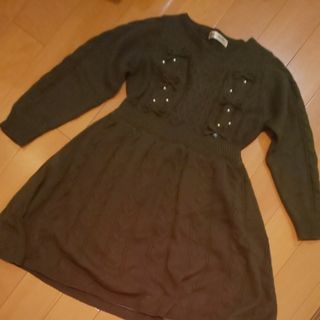 ポンポネット(pom ponette)のポンポネット .150 ニットワンピ(ワンピース)