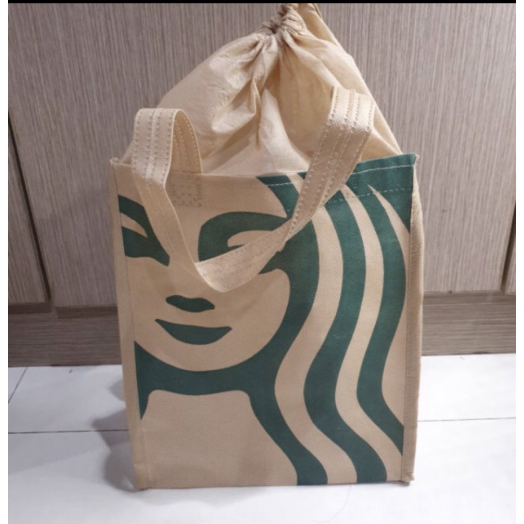 Starbucks Coffee(スターバックスコーヒー)の2枚セット 正規 Starbucks Bag スターバックストート バック レディースのバッグ(トートバッグ)の商品写真