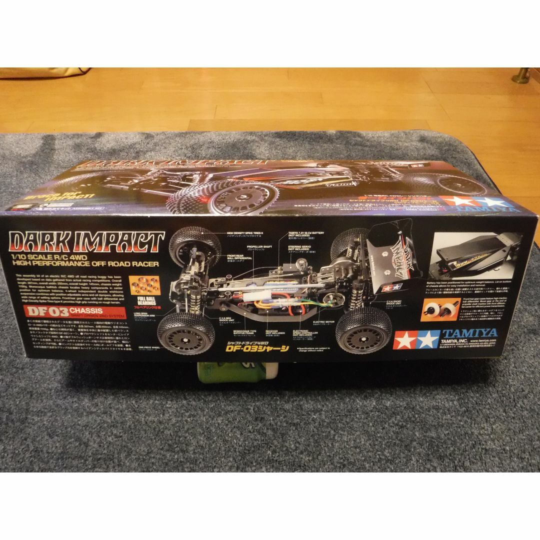 タミヤ DF03 ダークインパクト (塗装&カット済みボディ) 新品 タミヤ DF03 ダークインパクト (塗装&カット済みボディ) 新品