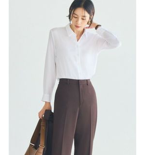 ユニクロ(UNIQLO)のUNIQLO ユニクロ　レーヨンブラウス(シャツ/ブラウス(長袖/七分))