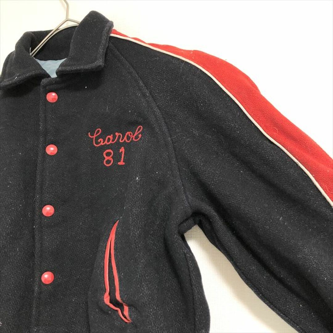 90s 古着 ノーブランド スタジャン 短丈 アウター レディースXS  レディースのジャケット/アウター(スタジャン)の商品写真
