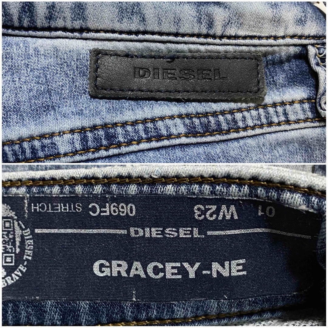 DIESEL - ディーゼル GRACEY-NE ジョグジーンズ スキニー ダメージ加工