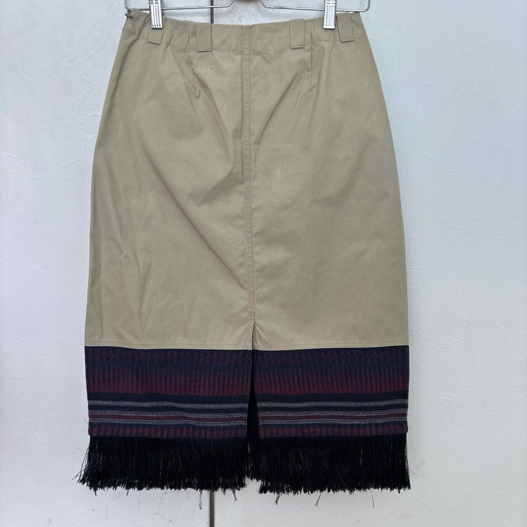 FACTOTUM(ファクトタム)のFACTOTUMファクトタム☆フリンジスカート36 togasacai レディースのスカート(ひざ丈スカート)の商品写真