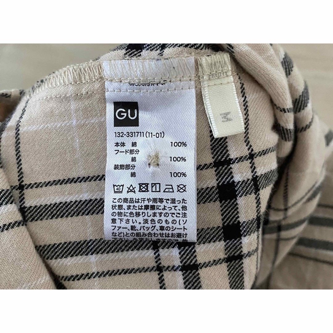 GU(ジーユー)のGU チェックシャツ　Mサイズ レディースのトップス(シャツ/ブラウス(長袖/七分))の商品写真