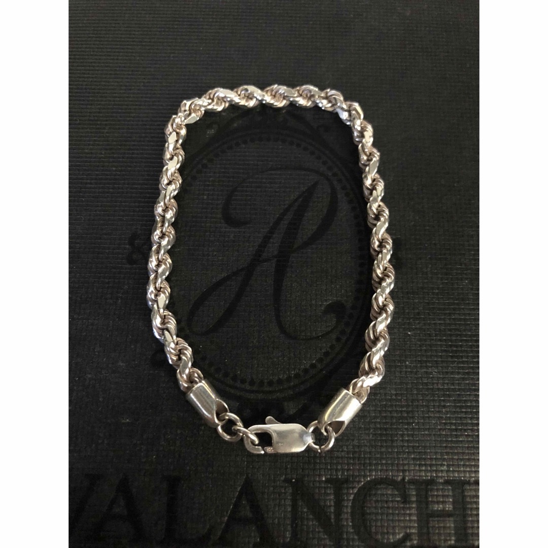 AVALANCHE(アヴァランチ)のAVALANCHE シルバーロープブレスレット　18mm メンズのアクセサリー(ブレスレット)の商品写真