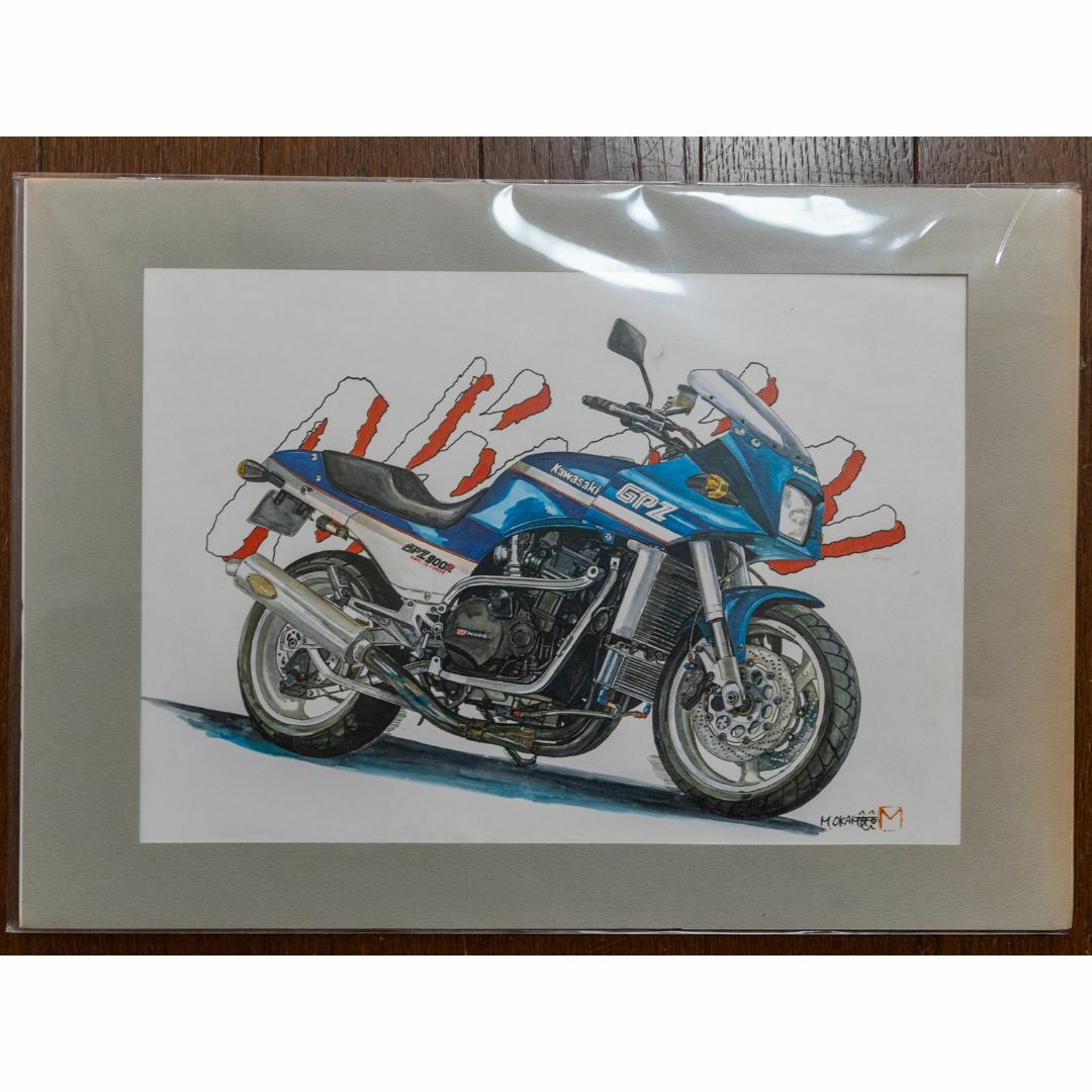 Kawasaki GPZ900R Ninjaイラスト 自動車/バイクのバイク(その他)の商品写真
