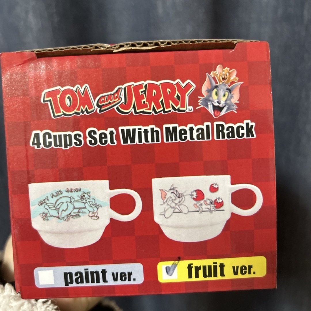 トムジェリ トムandジェリー マグカップ 4個セット スタック トムジェリ トムandジェリー マグカップ 4個セット スタック