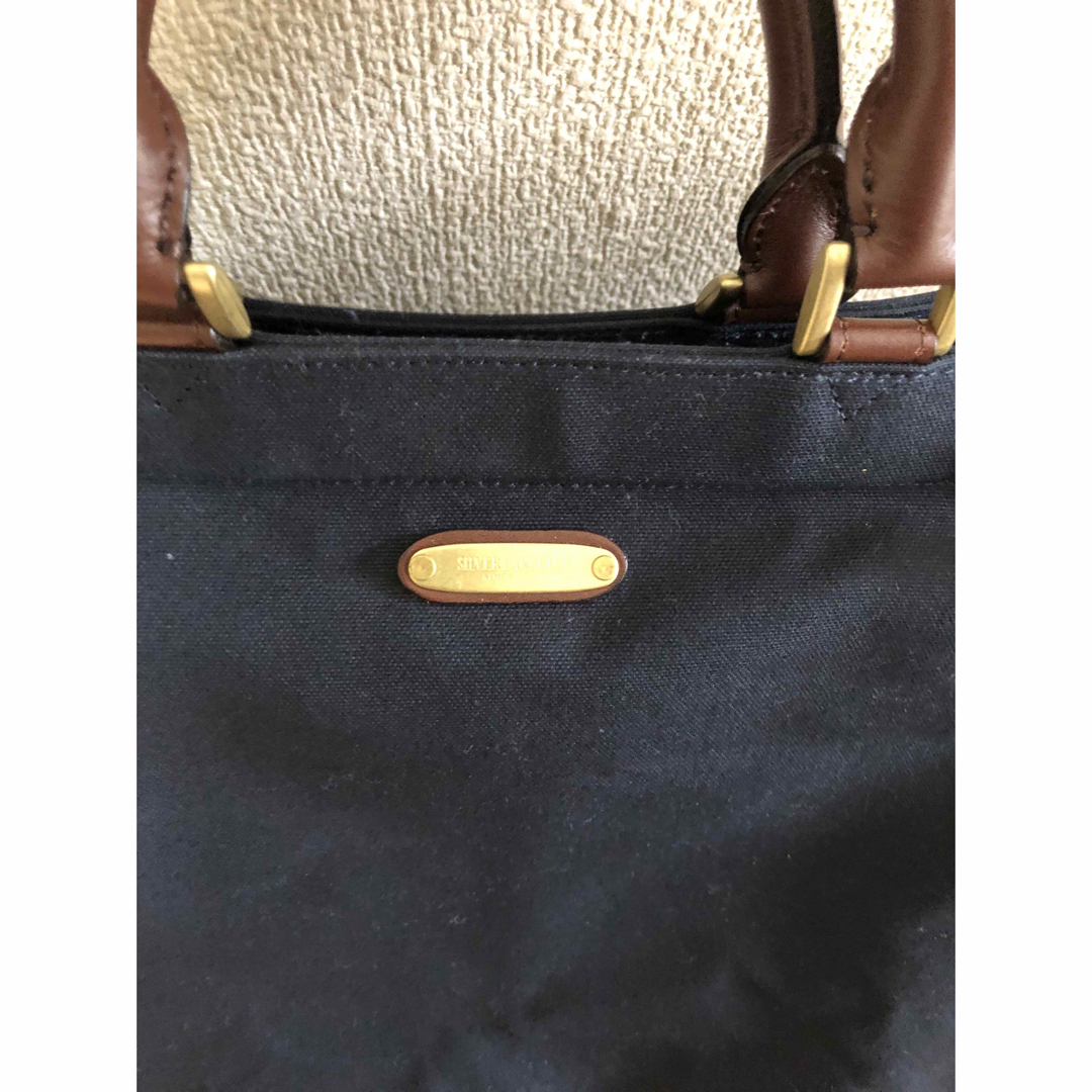 鞄　ｼﾙﾊﾞｰﾚｲｸｸﾗﾌﾞ　紐なし　中古 メンズのバッグ(トートバッグ)の商品写真
