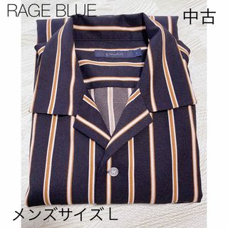 レイジブルー(RAGEBLUE)のRAGE BLUE 半袖 ストライプ トップス ♡ 中古(シャツ)