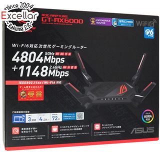 ASUS　ゲーミングWi-Fiルーター　ROG Rapture GT-AX6000 元箱あり