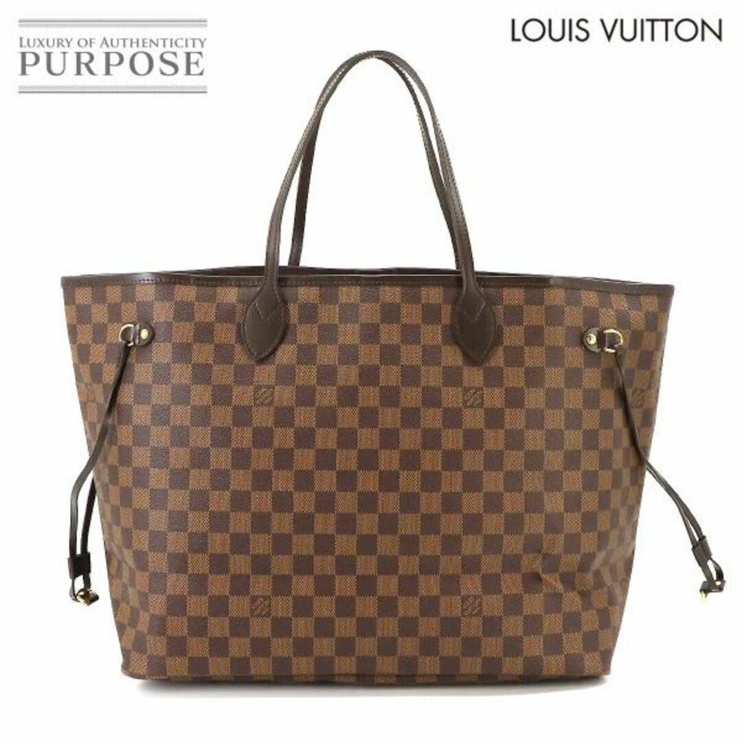 未使用 展示品 ルイ ヴィトン LOUIS VUITTON ダミエ ネヴァーフル GM トート バッグ エベヌ スリーズ N51106 ゴールド 金具 VLP 90218389付属品なし