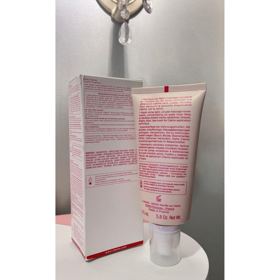 CLARINS(クラランス)の新品未使用！CLARINS ボディ トナー 175ml ボディクリーム キッズ/ベビー/マタニティのマタニティ(妊娠線ケアクリーム)の商品写真