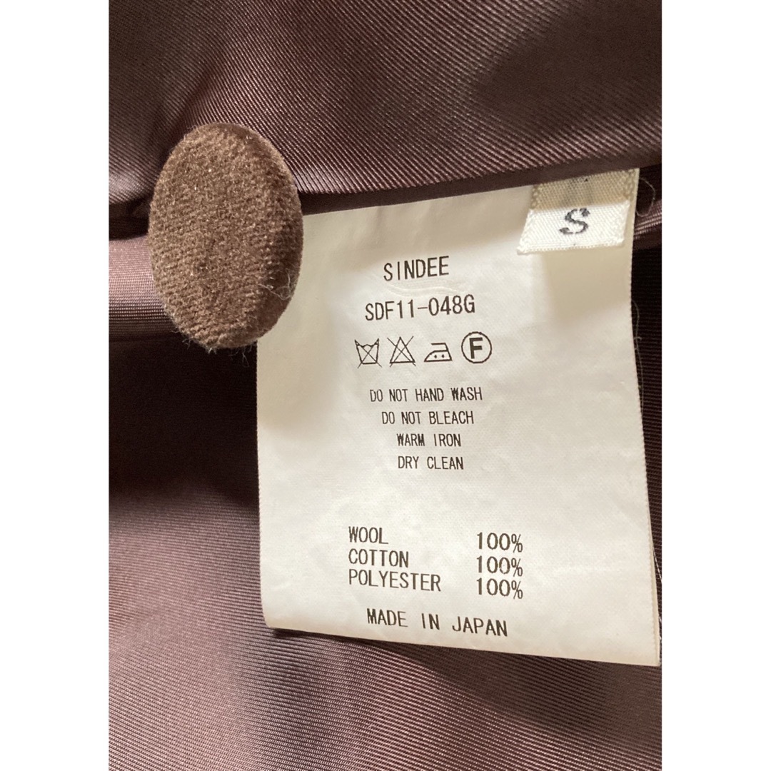 SINDEE(シンディー)の美品✨シンディー Pコート サイズS レディースのジャケット/アウター(ピーコート)の商品写真