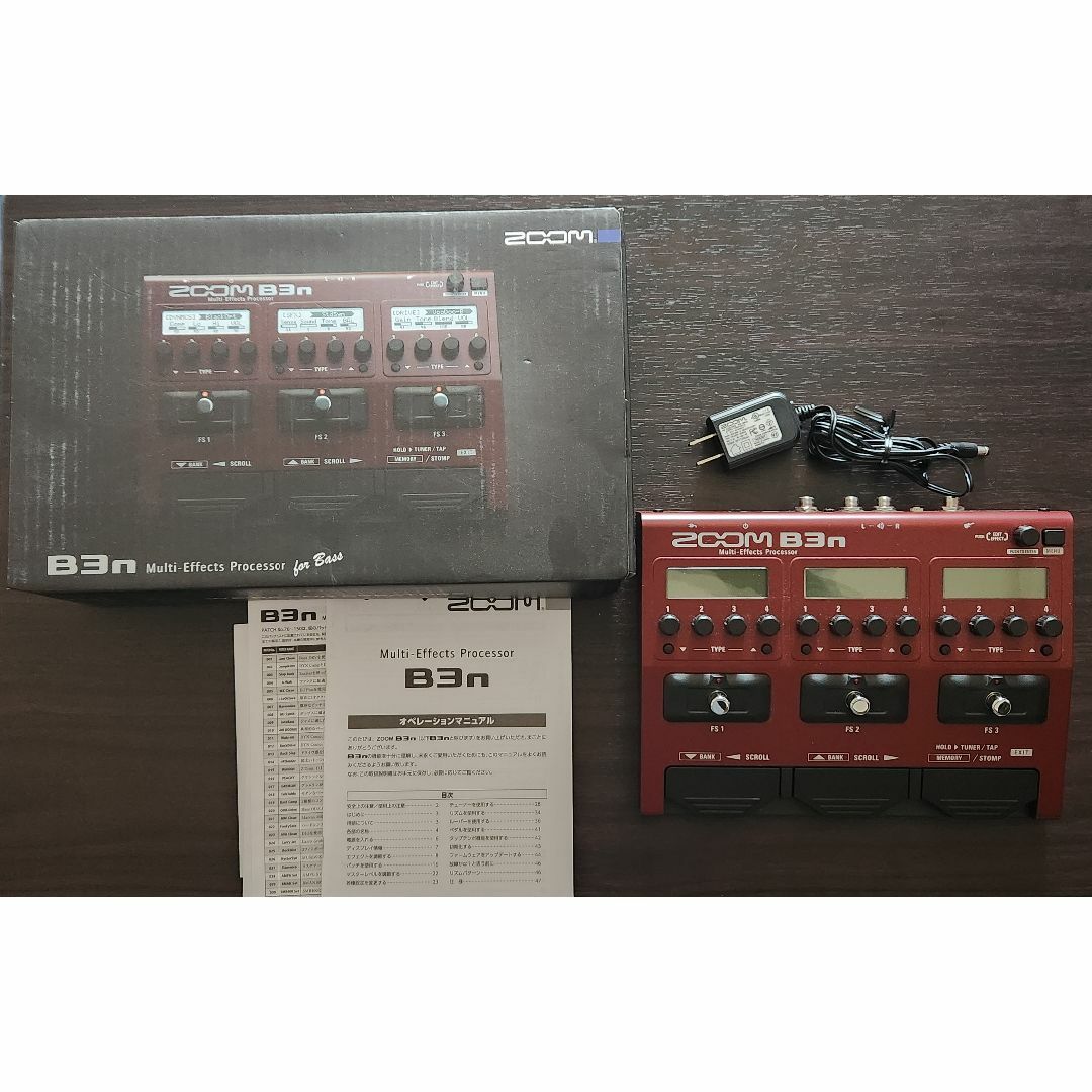 ZOOM B3n ベース用マルチエフェクター楽器