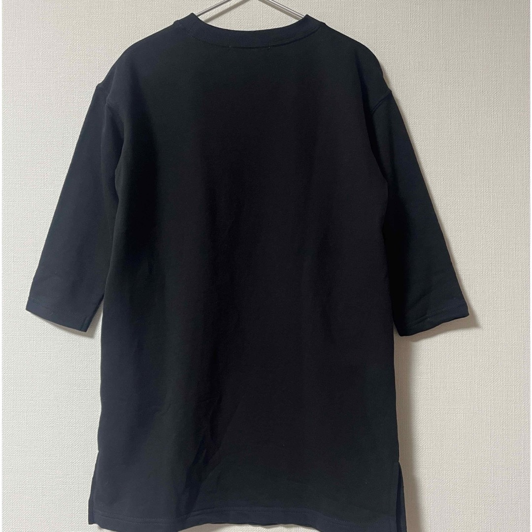 GLOBAL WORK(グローバルワーク)の【GLOBALWORK】カットソー ワンピース Tシャツ ポケット 110cm キッズ/ベビー/マタニティのキッズ服女の子用(90cm~)(ワンピース)の商品写真