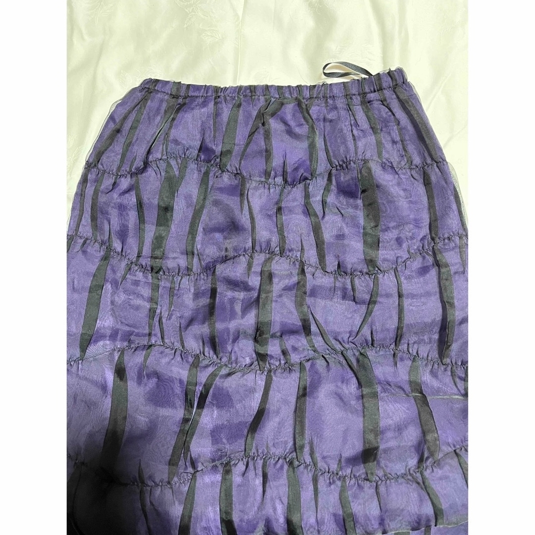 ニットロングスカート レディースのスカート(ロングスカート)の商品写真